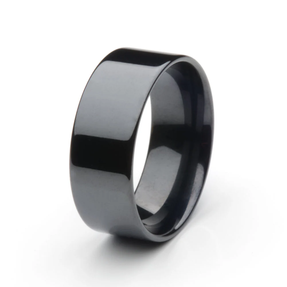 Artisan Black Ceramic Comfort Fit Ring Core - Image 4