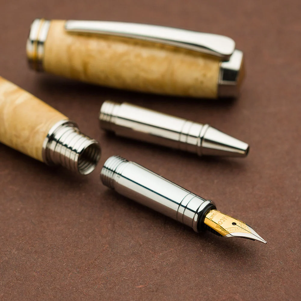 Artisan Jr. Gentlemen's Fountain Pen Conversion Kit - Gold Titanium - Image 2