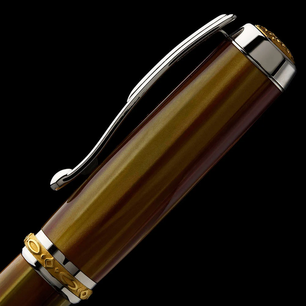 Artisan Jr. Statesman II Non-Postable Rollerball Pen Kit - Palladium & 22k Gold - Image 3