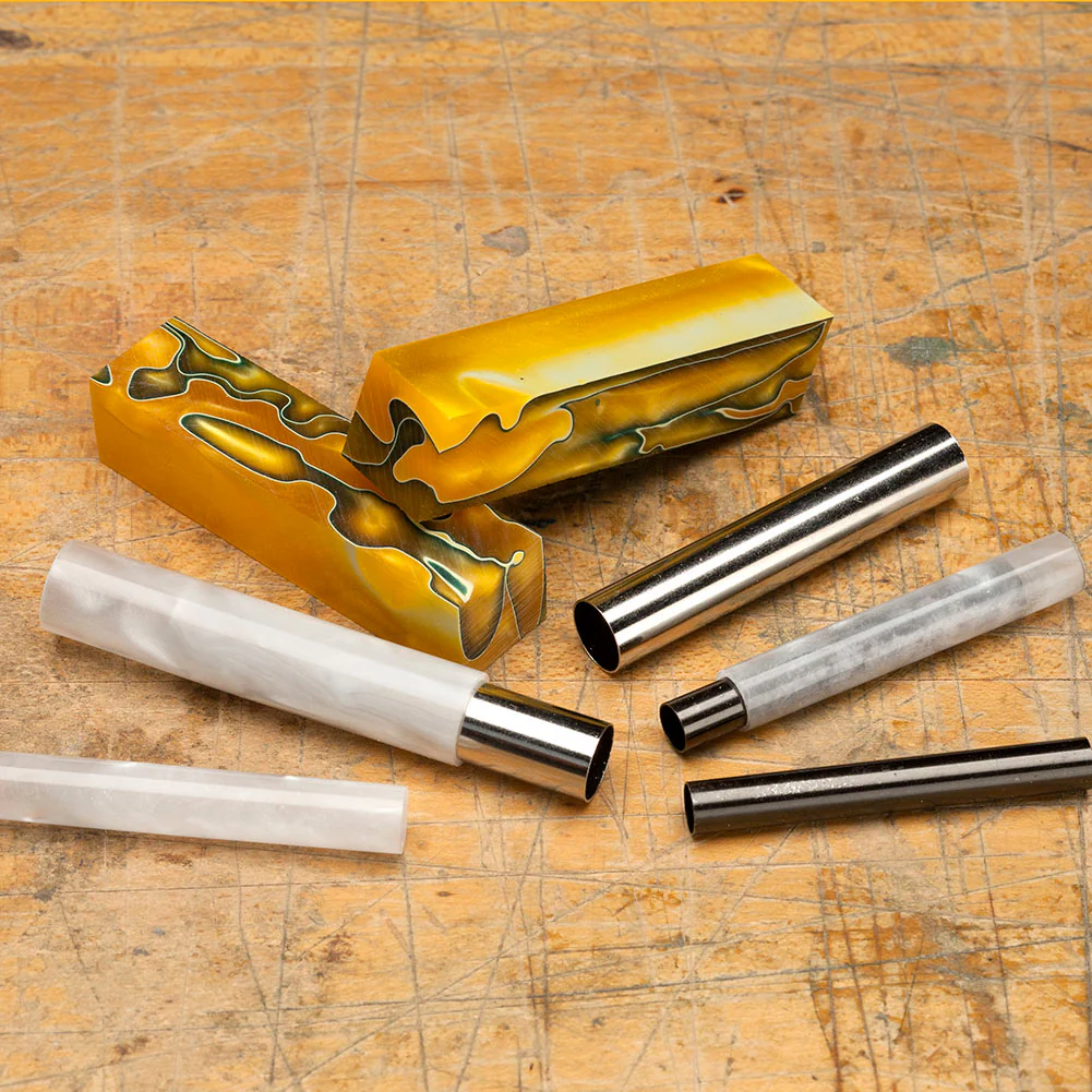 Artisan Nickel Chameleon Pen Tube - 5 Pack