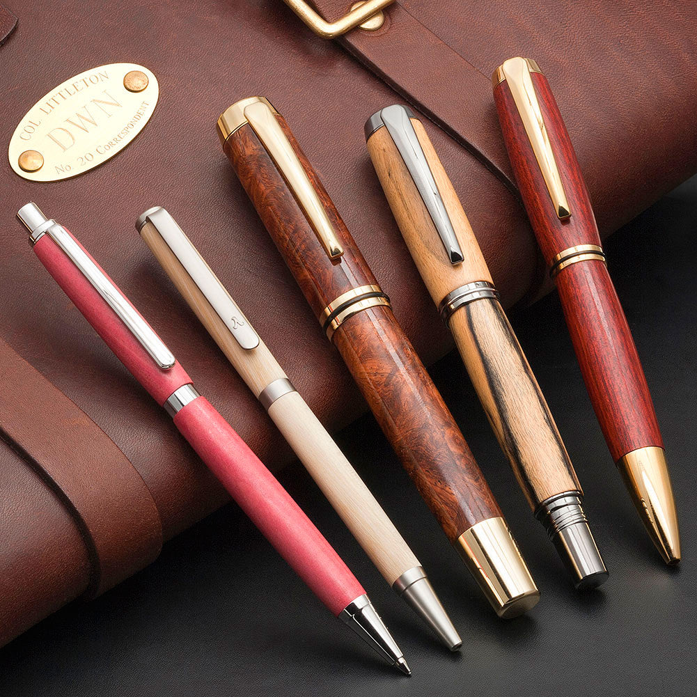 Black & White Ebony Pen Blank - Image 2