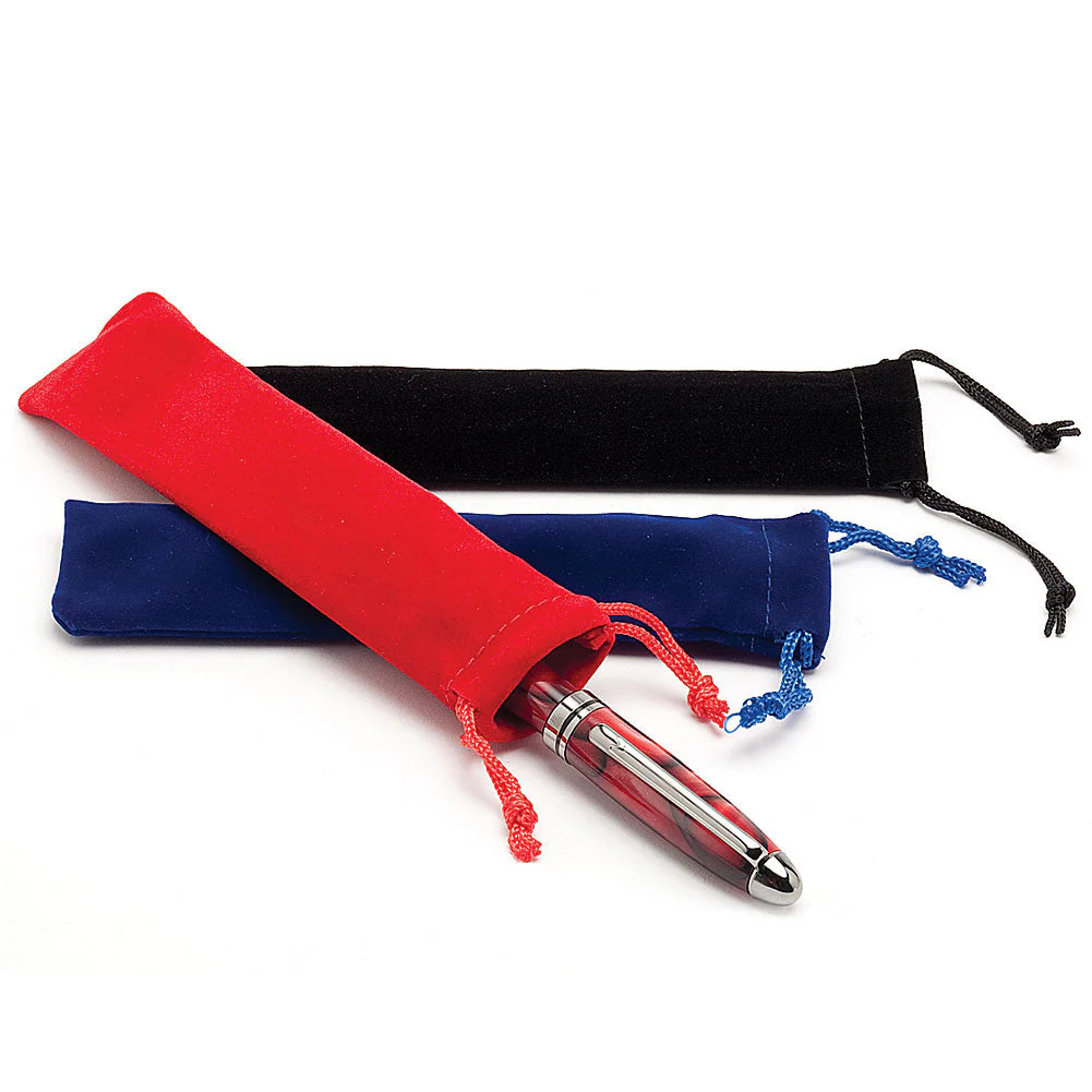 Blue Velvet Pen Bag 10 Pack - Image 2