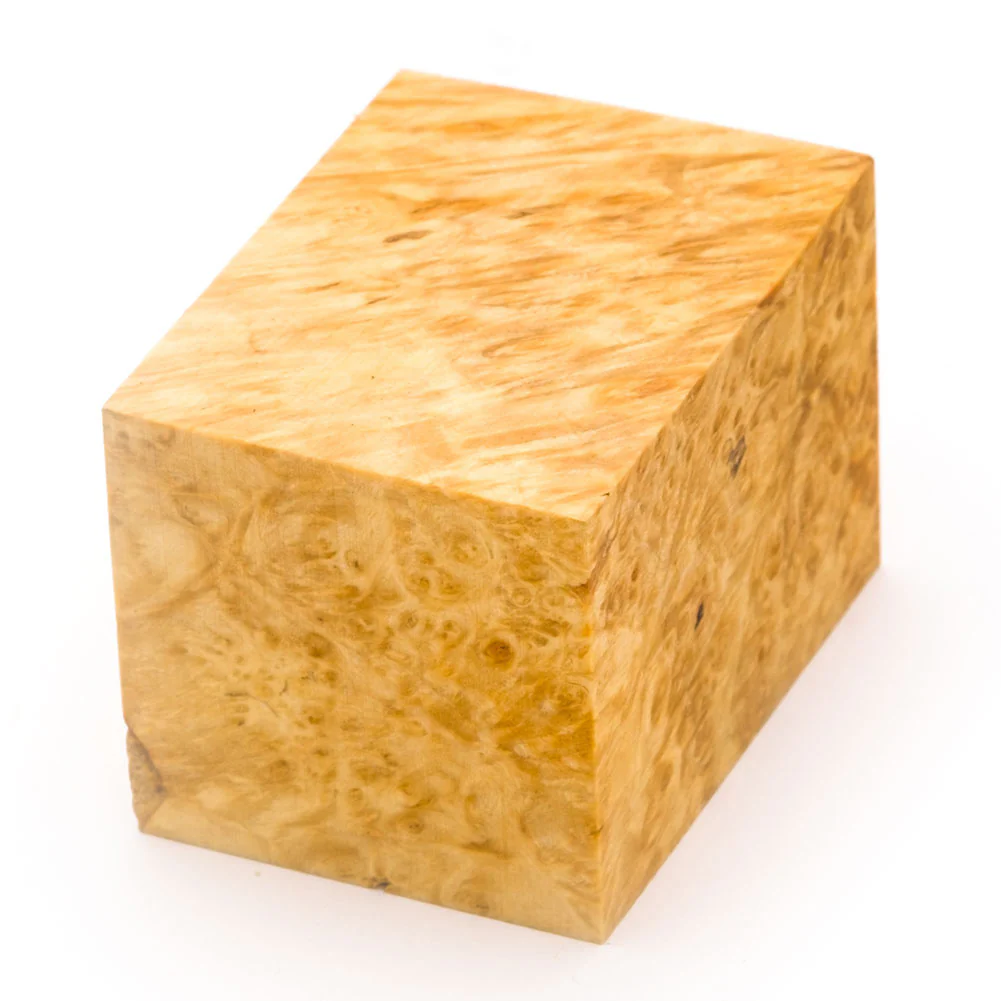 Box Elder Burl Stabilized Bottle Stopper Blank - Image 2