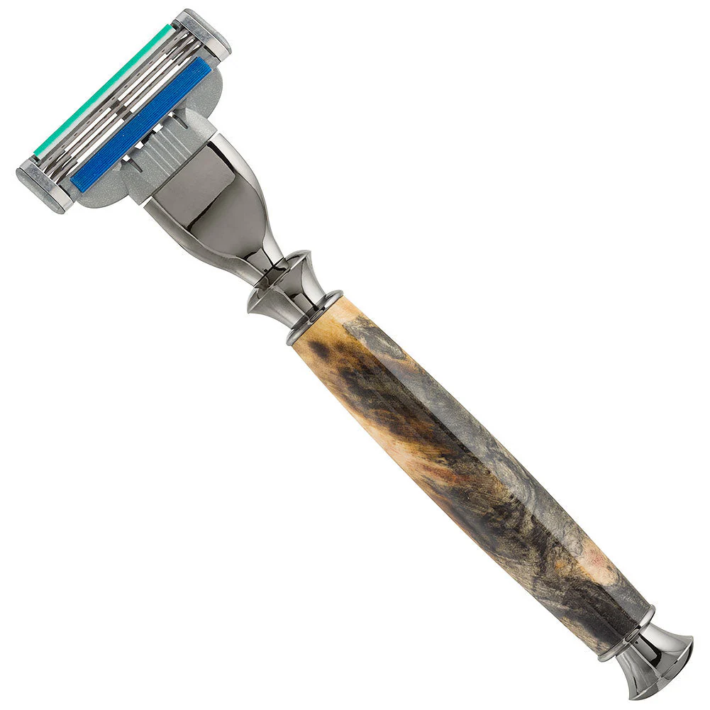 Classic Razor Kit for Mach3 and Venus Cartridges - Gun Metal - Image 2