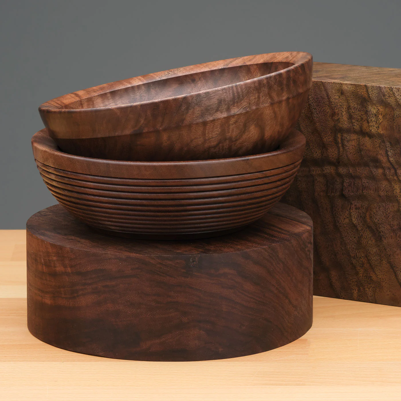 Figured Claro Walnut Turning Blank - Image 2