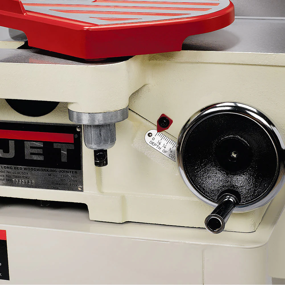 JET 6 Inch Deluxe Jointer 1 HP Helical Head JJ-6HHDX - Image 5