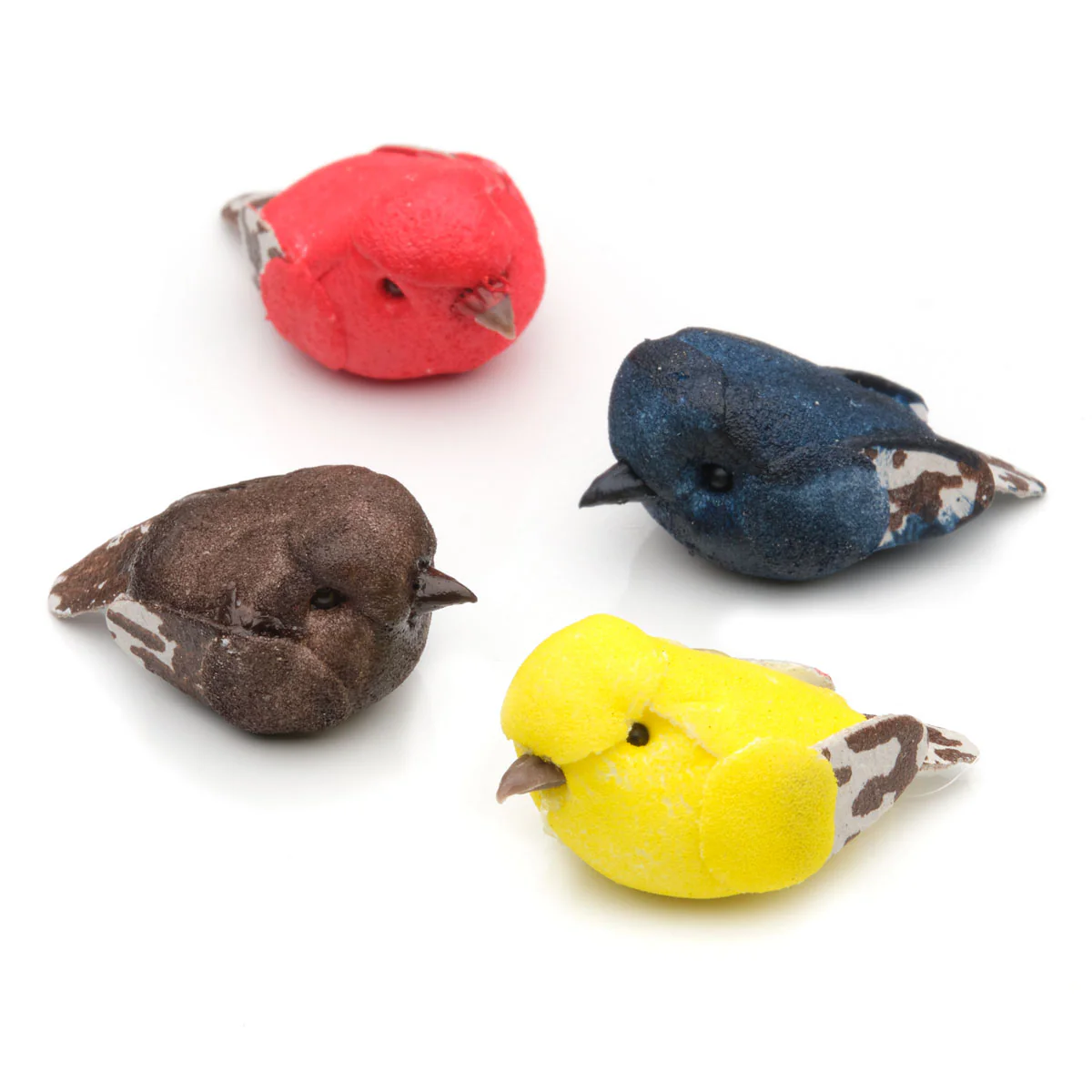 Mini Mushroom Birds - 4 Pack