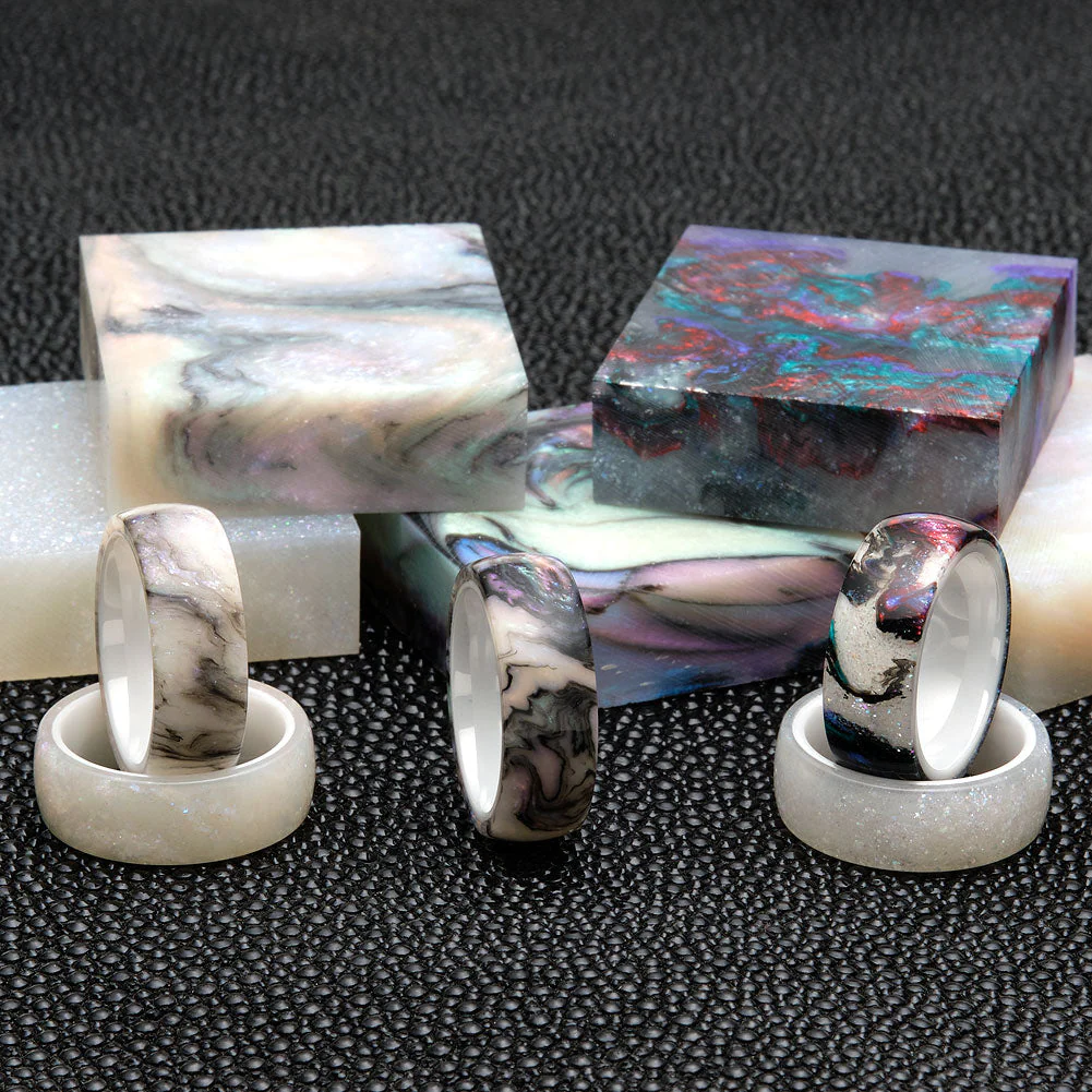 Nebula Ring Blank - Midnight Abalone - Image 2