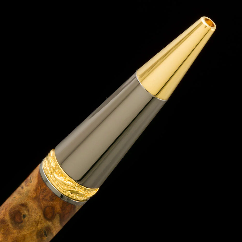 PSI Majestic Squire Pen Kit - Black Titanium & Gold Titanium - Image 4