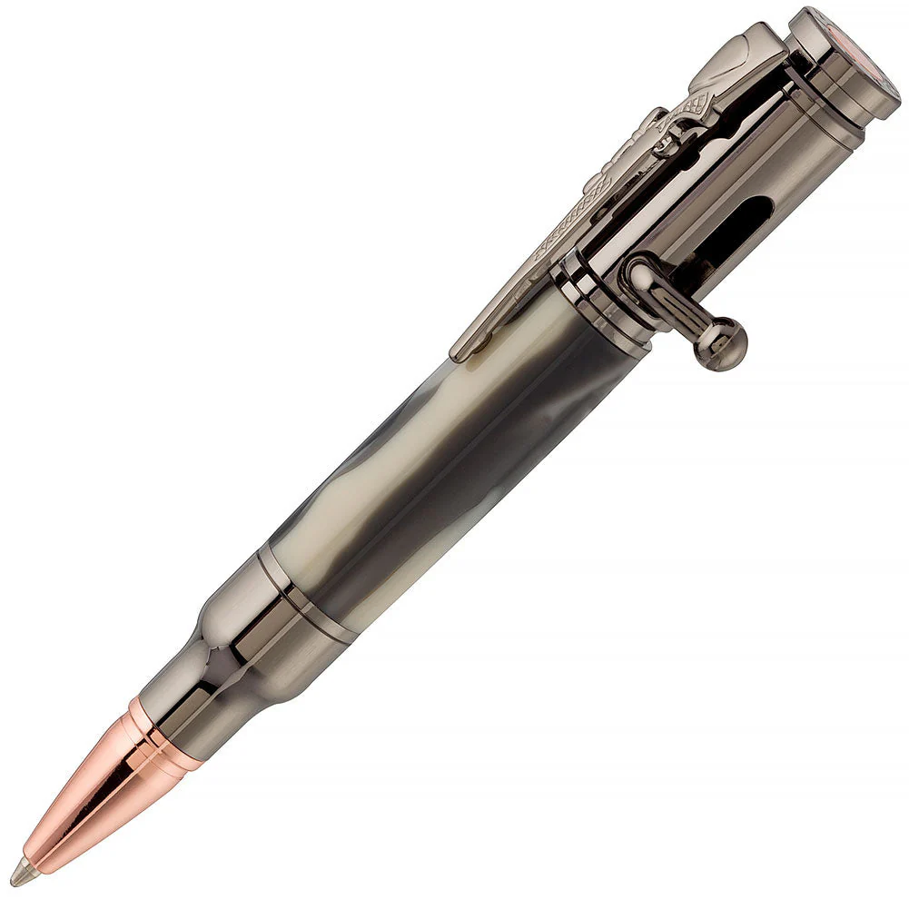 PSI Mini 30 Caliber Bolt Action Pen Kit - Gun Metal