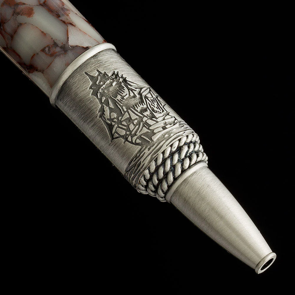 PSI Nautical Twist Pen Kit - Antique Pewter - Image 3