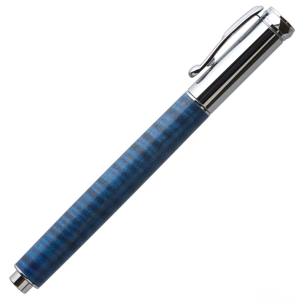 Stabilized Dyed Maple Pen Blank - Blue - Image 2