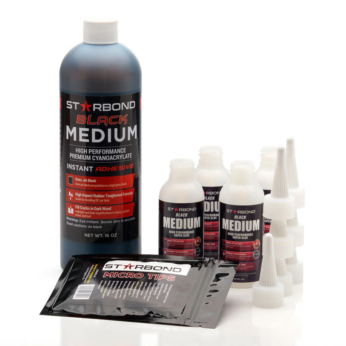 Starbond Black Medium CA Glue - Image 2