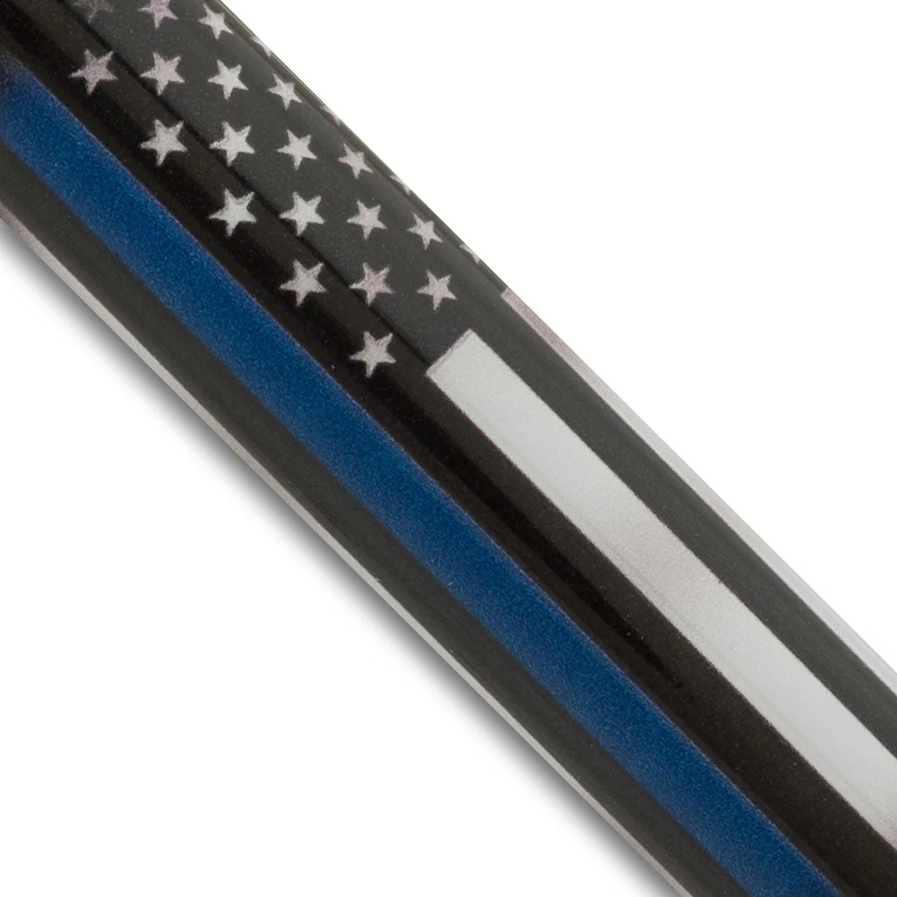 Thin Blue Line Flag Bolt Action Pen Blank - Image 2