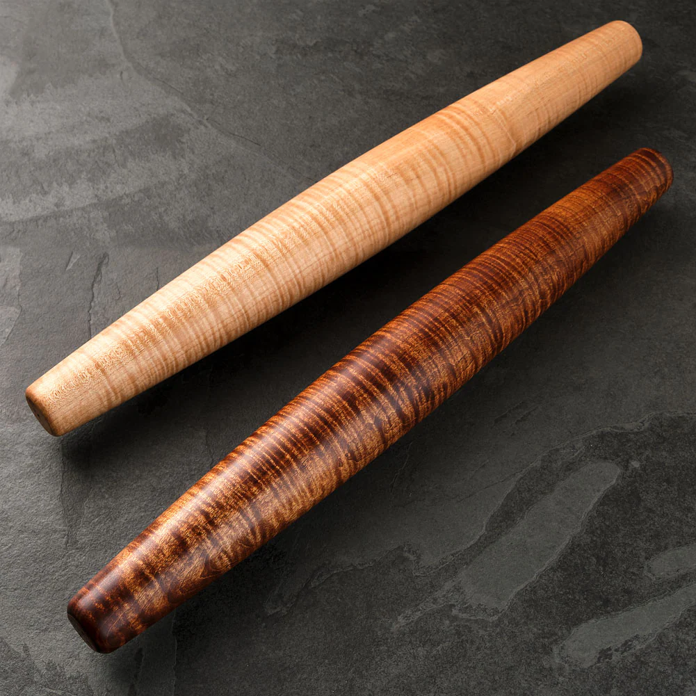 Tiger Stripe Maple French Rolling Pin Blank - Image 2