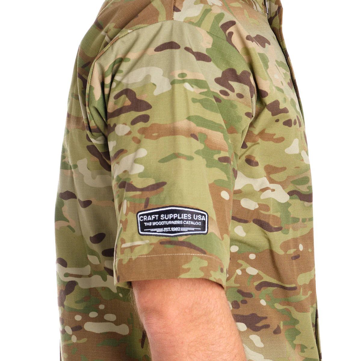 Camo Woodturners Smock - Image 4